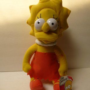 LISA SIMPSON  PLUSH 15INCH  DOLL the Toy factory